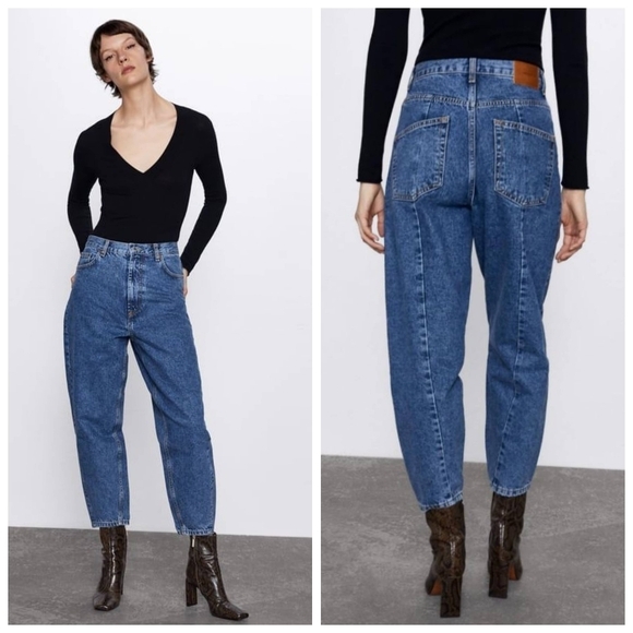 Zara The Petit Slouchy Jeans - Picture 1 of 13